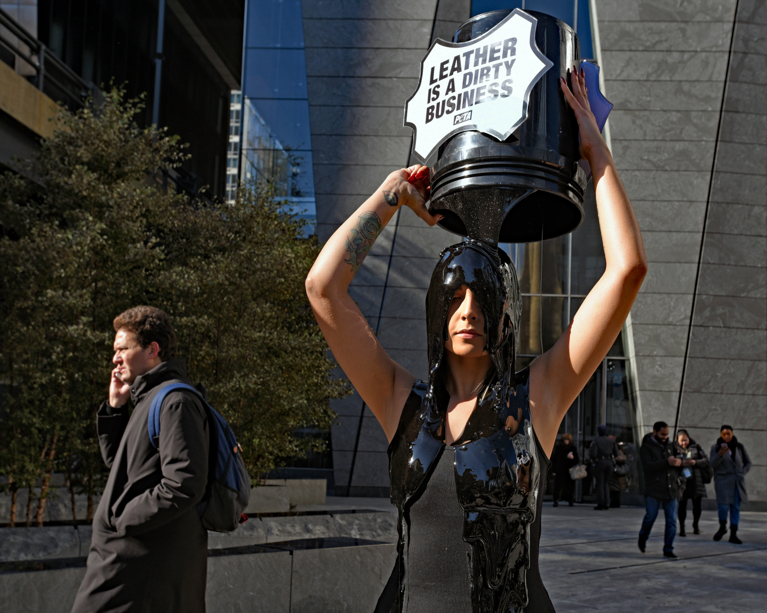 PETA protest in NYC against Leather industry 
© Corporate Events Susan Farley NYC, New York  : Corporate Events : Susan Farley NYC Freelance PHOTOGRAPHER New York City, NY Portrait and Event Photography by Susan Farley Photography, New York and WESTCHESTER,NY FREELANCE PHOTOJOURNALIST IS AN AWARD-WINNING PHOTOJOURNALIST IN NEW YORK CITY & WESTCHESTER COUNTY FREELANCE